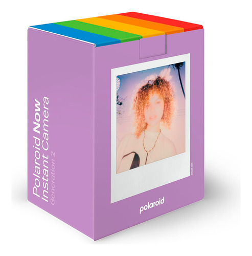 Polaroid Now Instant Film Camera 2da Generación (púrpura)