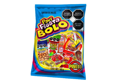 Pack 3 Bolsa De Dulces Bolo Pavi Fiesta Pavito