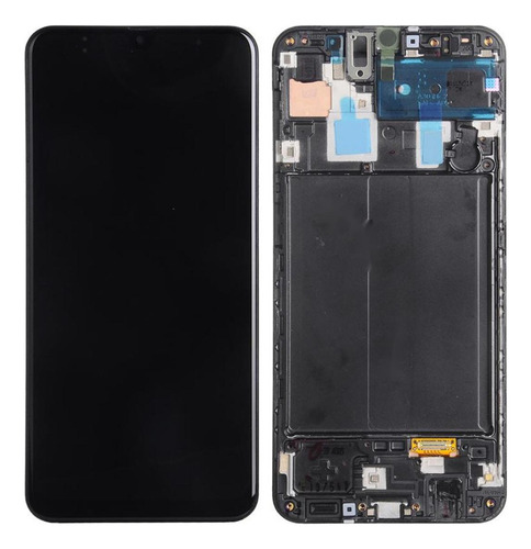 Sjp Amoled Pantalla Táctil Lcd Con Marco Para Samsung A30