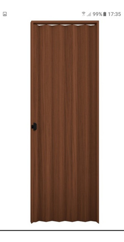 Imagen 3 de 6 de Puerta Plegable Pvc Relieve Real Imitacion Madera