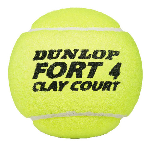Pelota De Tenis Fort Clay Dunlop Calidad Premium Trex