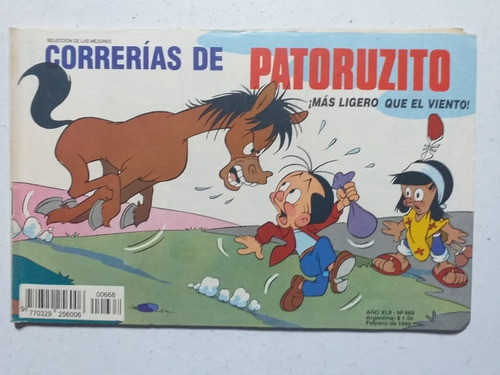 Comic. Correrías De Patoruzito # 668. Febrero 1999.