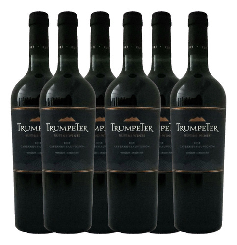 Vino Trumpeter Cabernet 750 Ml Botella Pack X6 Fullescabio