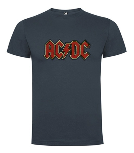 Polera Acdc Rock Algodón Pow Club