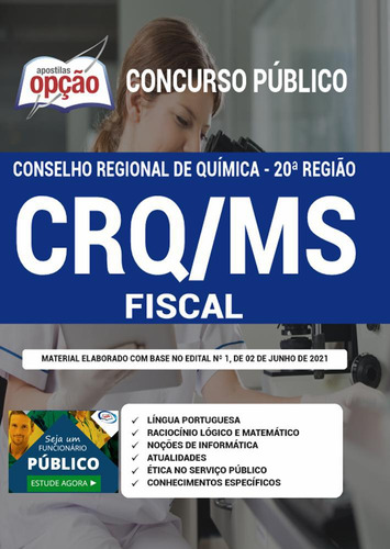 Apostila Concurso Crq Ms - Fiscal - 20ª Região