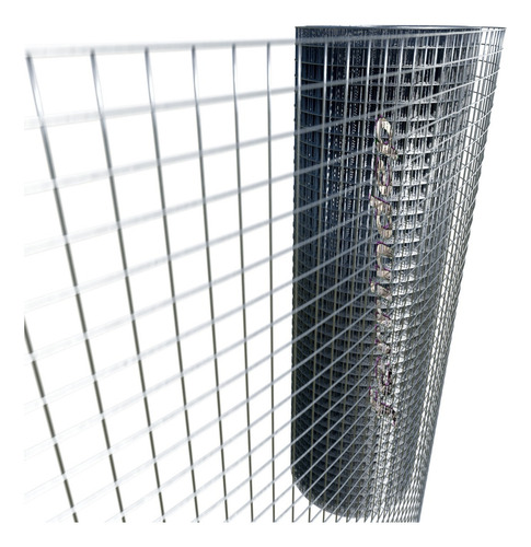 Tejido Metal Electrosoldado Malla Alambre 25x25mm 1mt Alto