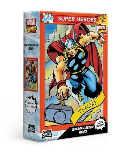 Quebra-cabeça Marvel Comics Thor 500 Peças 2959 Toyster