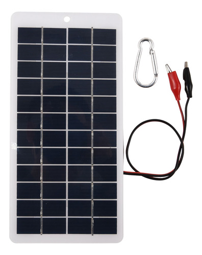 Panel Solar 5w 12v Cargador Solar Portátil Alta Eficiencia C