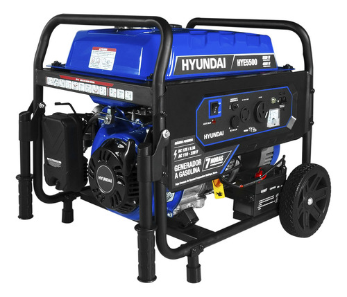 Generador Con Motor A Gasolina Monofásico Hyundai Hye5500