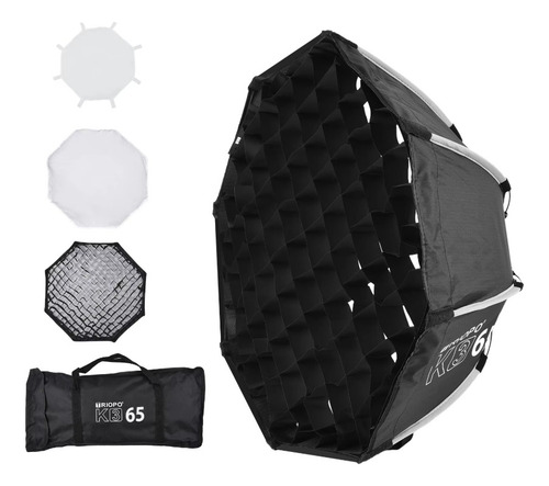 Softbox Octabox Triopo K3-65 Com Colmeia