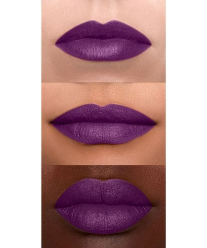 Labial Nyx Suede Matte Lipstick Tono Spicy, Stfu