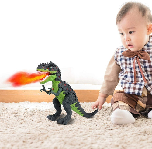 Imagen 9 de 9 de Dinosaurio Rex De Juguete Con Luces Y Sonido Regalo Sorpresa