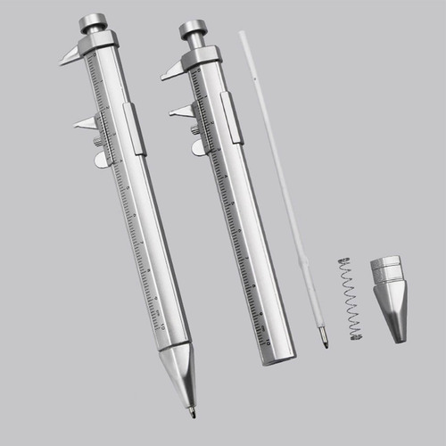 Bolígrafo Multifunción J 2 En 1 Vernier Caliper 0-100 Mm