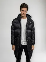 Comprar Campera Camperon Hombre Inflada Larga Capucha Oldtown Polo