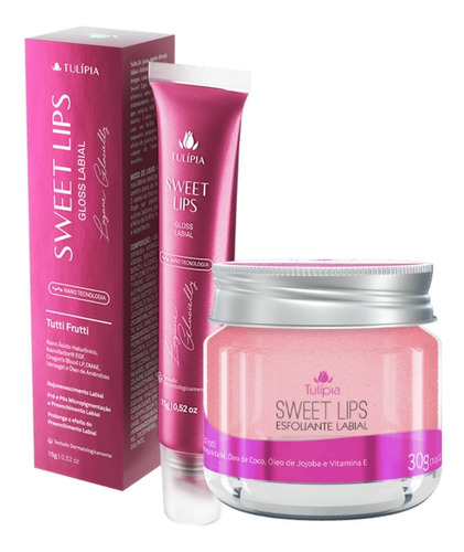 Kit Sweet Lips Esfoliante + Gloss Labial