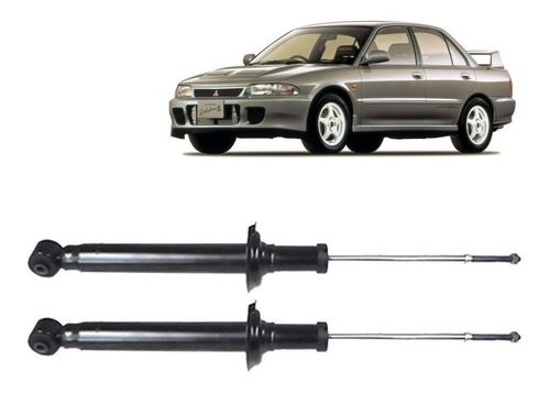 Par Amortiguadores Traseros Para Mitsubishi Lancer 1988 1992