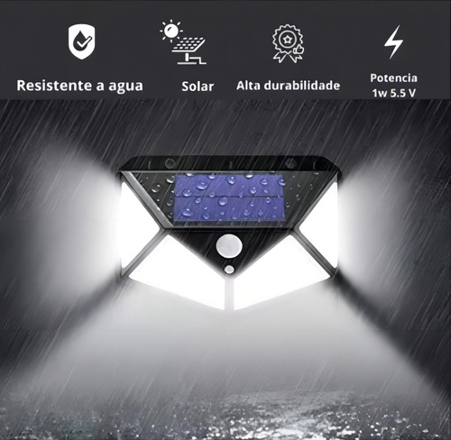 Luminária Parede Solar Interaction Wall Lamp Cl100 Leds