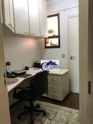 Imagem 13 de 27 de Apartamento Com 3 Dsuítes À Venda, 183 M² Por R$ 1.272.000 - Vila Boa Vista - Santo André/sp - Ap4563