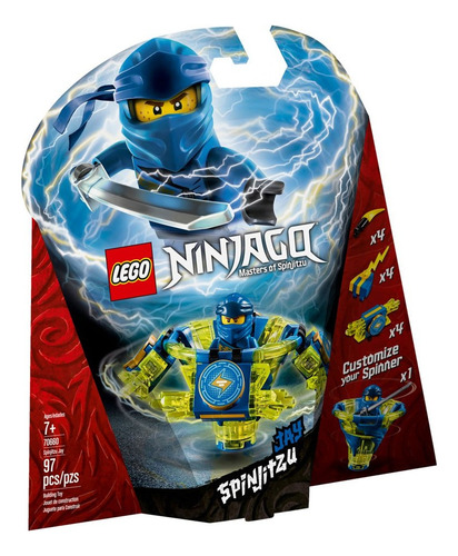 Lego Ninjago Masters Of Spinjitzu Jay Spinjitzu 70660