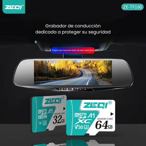 Memoria Micro Sd 8gb (clase 30) V30 A1 Zeqi