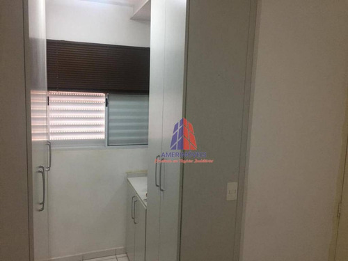 Apartamento Com 3 Dormitórios À Venda, 60 M² Por R$ 220.000 - Residencial Colina Azul - Parque Universitário - Americana/sp - Ap0781