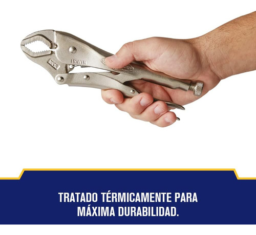 Alicates Irwin, Boca Curva, Bloqueo, 10 Pulgadas (4935576)
