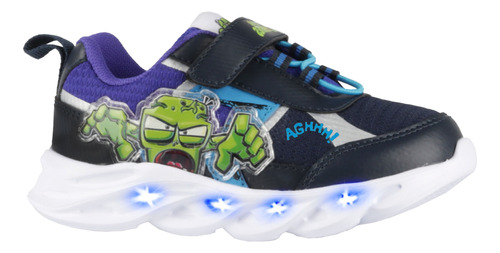 Zapatillas Luz Led Ultra Zombies Niños Footy Original