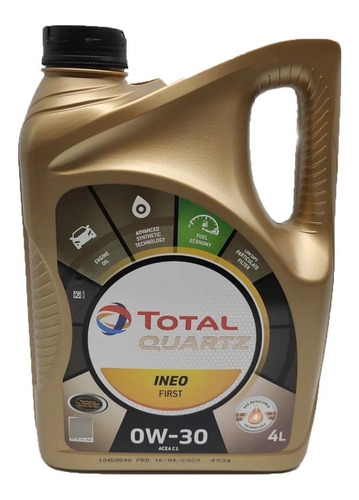 Filtro + Aceite Total Quartz 9000 X 4 L Picasso 2.0 Hdi