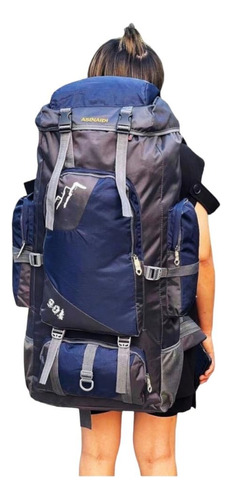 Mochila Bolso Impermeable Camping Trekking Y Viajes D 90ltrs