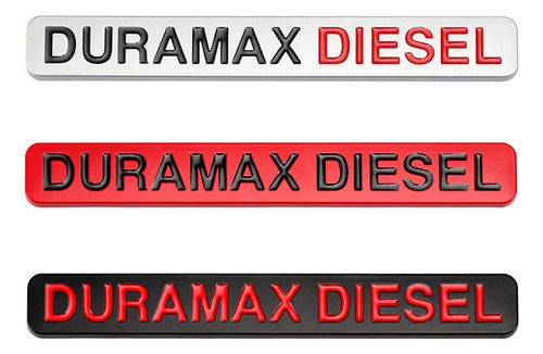 Duramax Diesel Emblemas De Metal Insignias Para Chevrolet