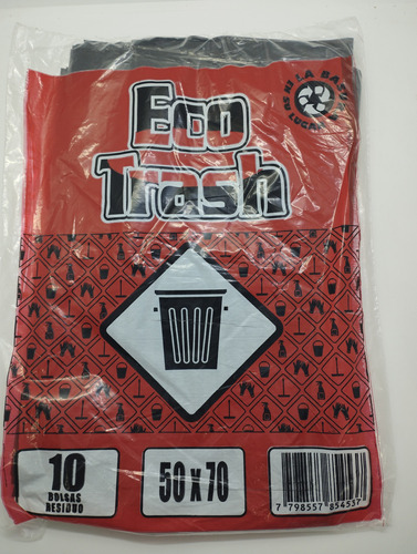 Bolsa Residuos Eco Trash 50x70 X 50 Uds. 