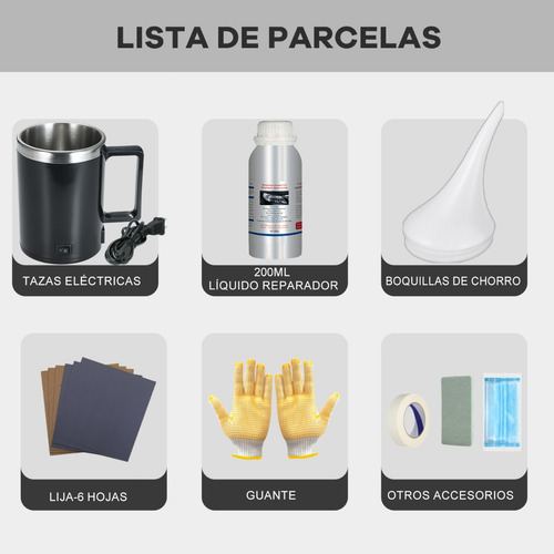 Kit De Restauración De Faros De Automóviles 200 Ml