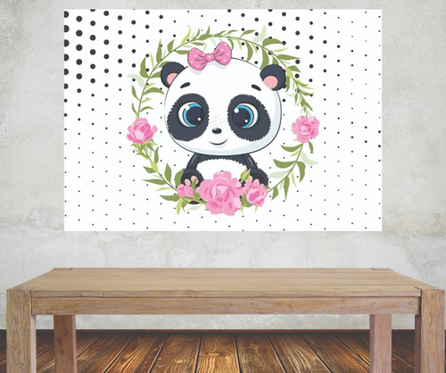 Imagem 5 de 7 de Kit Festa Painel + Displays Panda Aniversário Menina