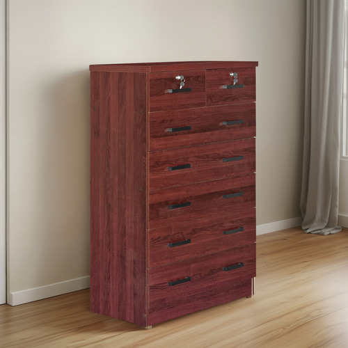 Better Home Products Cindy Cómoda De Madera Con 7 Cajones