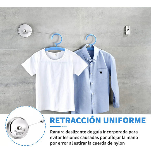 Ropa Retráctil De Acero Inoxidable