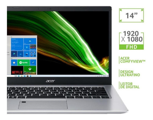 Notebook Acer Aspire 5 A514-54-368p I3 8gb 256 Ssd 14