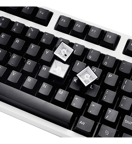 Teclas Negras, 139 Teclas Pbt Cherry Profile Double Shot Bl.