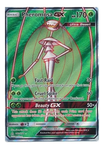 Cartas Pokemon Pheromosa Gx Full Art