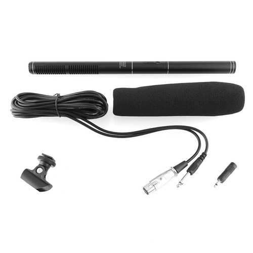 Microfono Unidireccional Con Clip Para Camara, Tipo Cañon