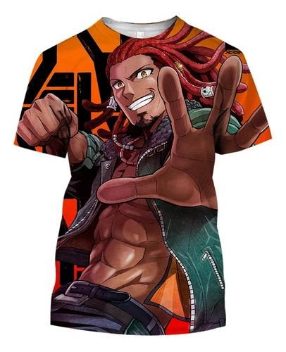 Akudama Drive 3d Imprime Camiseta Neutral De Manga Corta