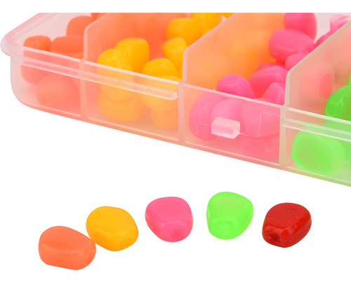 Corn Fishing Bait 100pcs 5colors Pvc Artificial Soft Baits