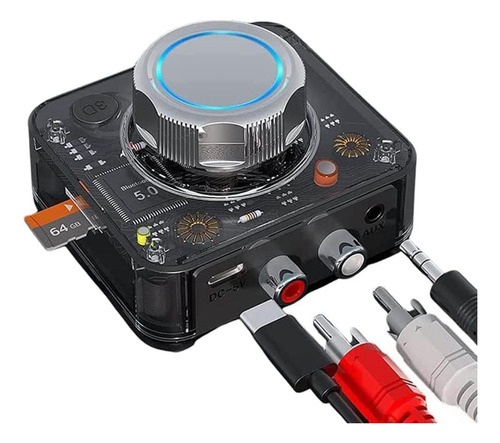 Bluetooth Receptor/transmisor Audio Estéreo 2 En 1 Adaptador
