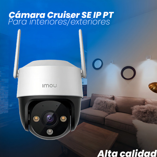 Cámara Imou Wifi Ptz Cruiser Se 4mp Modelo Ipc-s41fen Full C Blanco