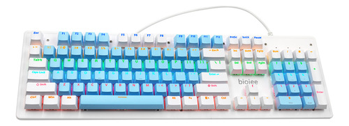 Teclado Mecánico Gaming Rainbow 104 Teclas