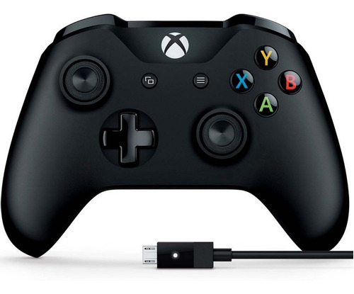 Joystick Xbox One Microsoft Original Cable Usb Windows Pc ! 