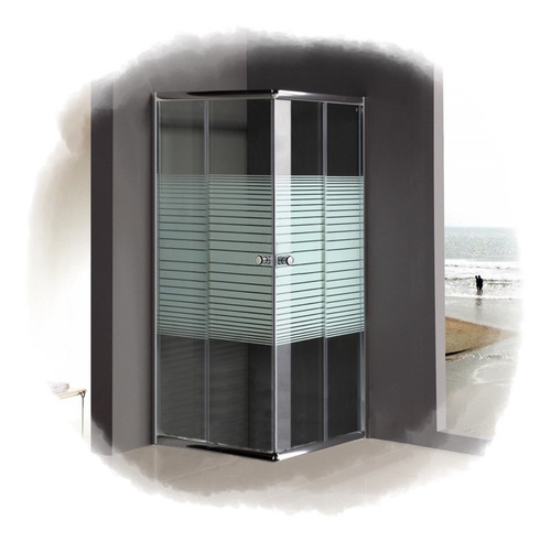 Arenci-ducha Baño Regadera Cancel 100x100 Mod. Aries 100 Sp