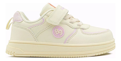 Tenis Casual Niña Bubble Gummers Sharon Beige 17 A 21 Lc