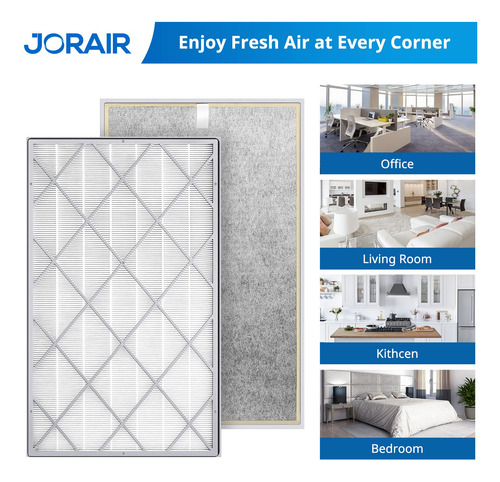 Filtro De Repuesto Jorair He601 Para Shark Air Purifier 6