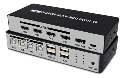 Orivision Conmutador Kvm Hdmi, Interruptor Selector De Resol