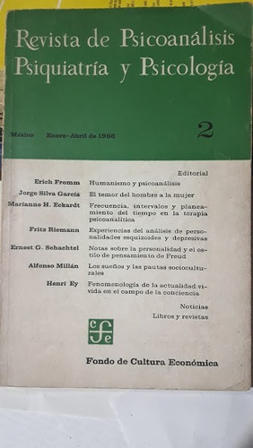 Revista De Psicoanálisis Psiquiatría Y Psicología N° 2 